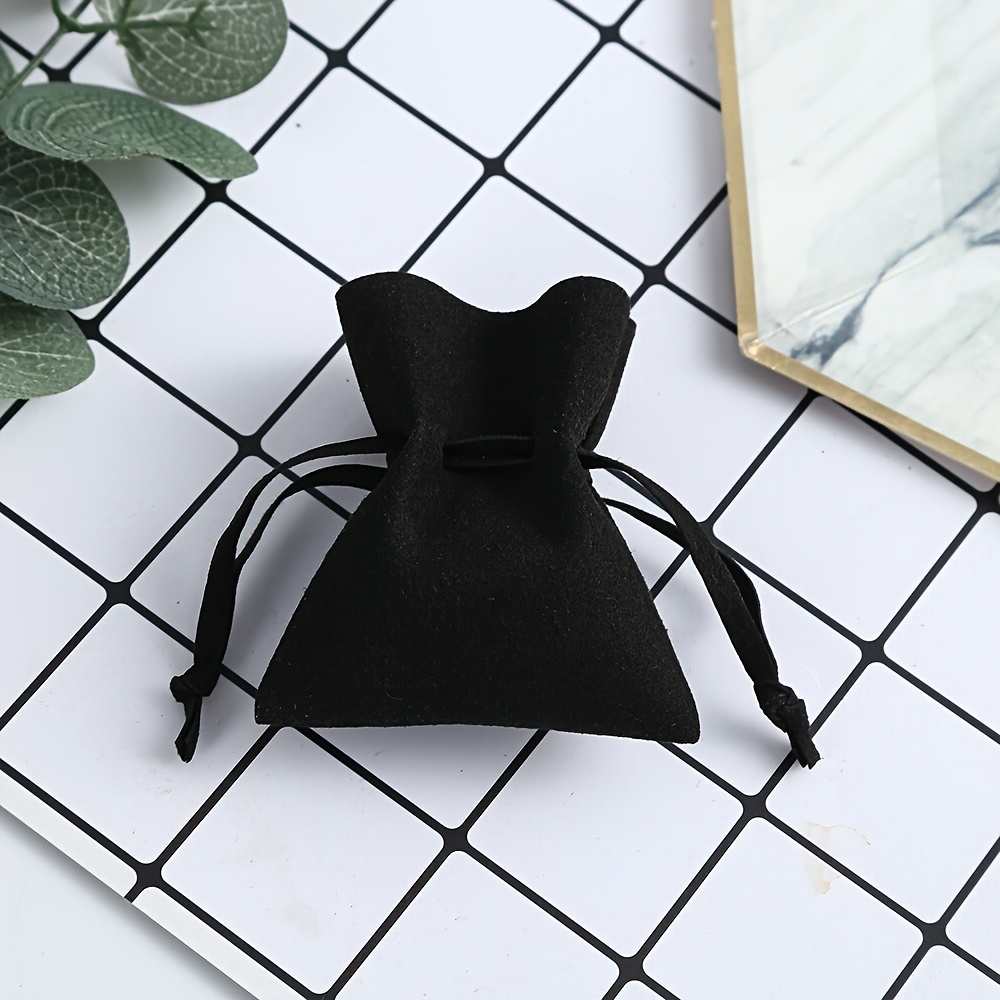 Custom Microfiber Faux Leather Accessory Pouch Flap Bag